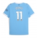 Manchester City Jeremy Doku #11 Replike Domaci Dres 2025-26 Kratak Rukav